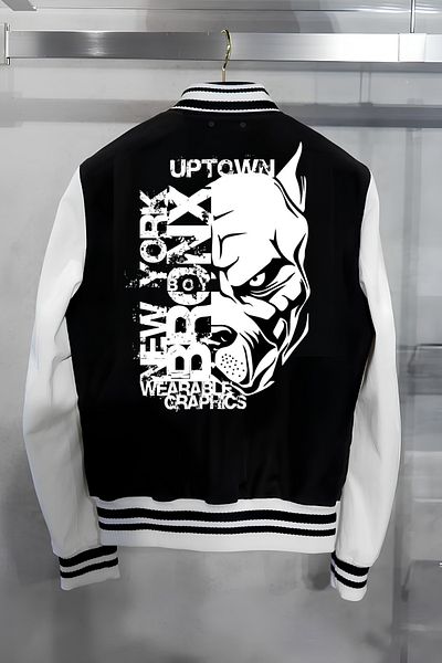 Edizen 2024 Wearble Pitbul lOversize Premium Μπουφάν College 100% βαμβάκι
