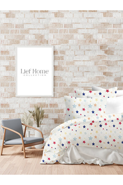 Lief Home طقم غطاء لحاف مزدوج مصنوع من قماش الفانيلا (الفانيلا)| 100% قطن/قطن