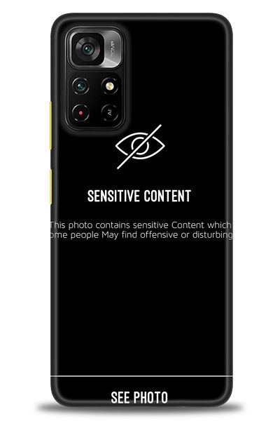 POCO حافظة M4 Pro 5G مطبوعة بدقة عالية - محتوى حساس + هدية واقي شاشة