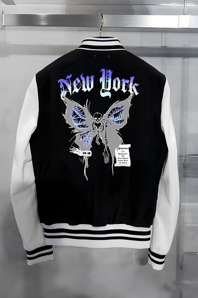 Edizen Μπουφάν διπλής όψης New York v2 2024 Oversize Premium College 100% βαμβάκι