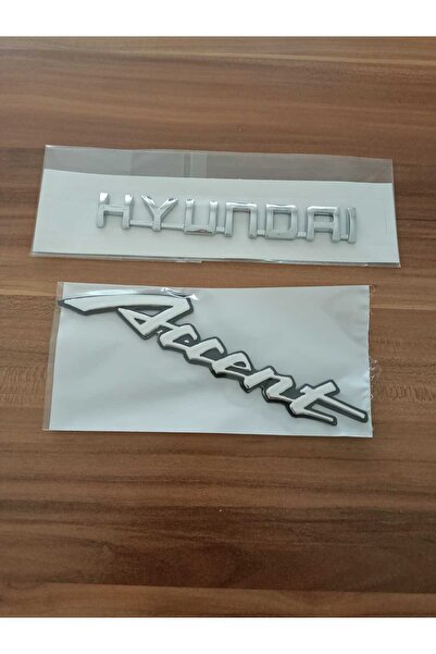 JustSmile Hyundai Accent Admira Kasa Bagaj Yazısı 2 Li Takım-yüksek Kalite