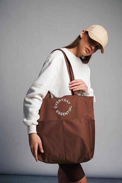 citycenterfashion Geantă de mână și de umăr pentru femei din țesătură Bondit Boyfirend cu închidere cu fermoar cty-lbn-9000