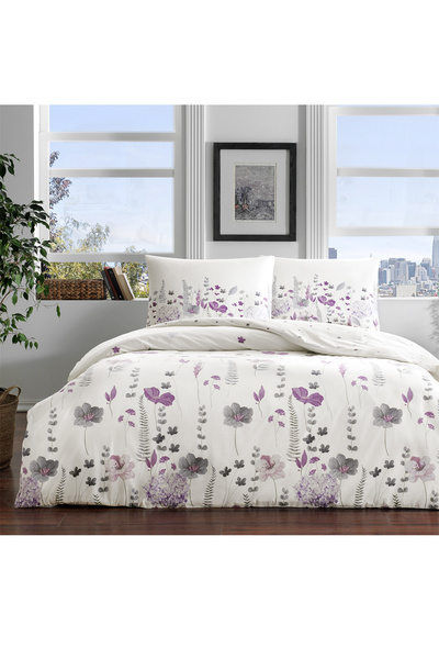 Taç Комплект плик за завивка Jenny Purple Double Ranforce