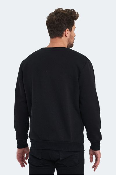 Slazenger Мъжки черен суитшърт - KONNOR IN