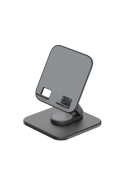 Coverzone Ρυθμιζόμενη 360 μοιρών λεπτή βάση στήριξης tablet τηλεφώνου από αλουμίνιο F10max Μαύρο