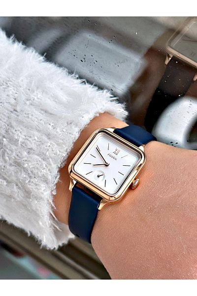 Fossil navy discount blue watch