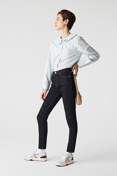 Lacoste Pantaloni RINSE BLUE Pentru Femei/Fete