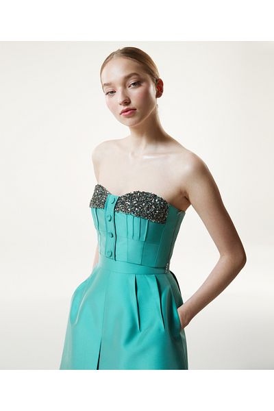 Machka Bustier mit Pailletten
