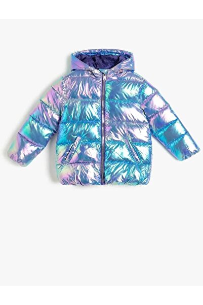 Koton 4wkg20004aw Palton pentru fetiță Albastru