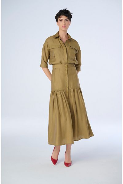 niyama Front Placket Skirt