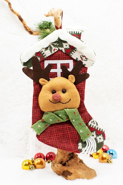 Waldern Luxury Christmas Socks Christmas Ornament 25*15cm