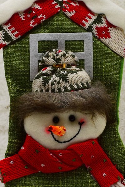 Waldern Șosete de Crăciun de lux Ornament de Anul Nou 25*15cm
