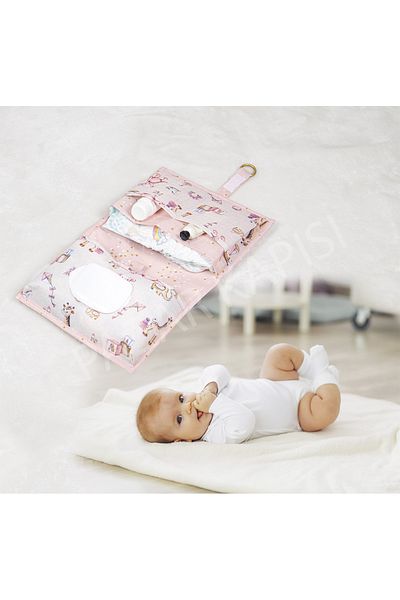 Pazar Kapısı Baby Diaper Bag - Baby Diaper Bag Pink