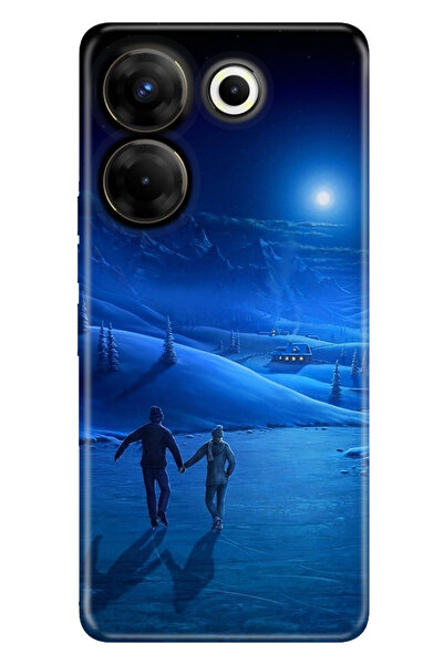 TECNO Camon 20 Pro 4g Uyumlu Kılıf Silikon Desenli Tam Koruma Resimli Kapak C...