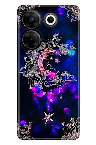 TECNO Camon 20 Pro 4g Uyumlu Kılıf Silikon Desenli Tam Koruma Resimli Kapak A...