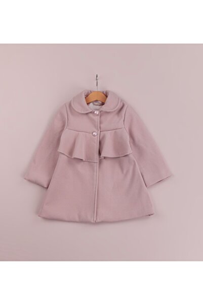 DIDuStore Baby Rose Şık Volan Detaylı Kız Çocuk Montu