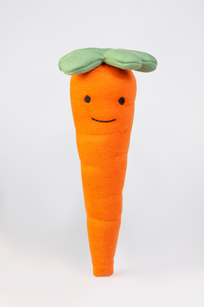 Marbee %100 Organik Bebek Oyuncakları - Gülümseyen Havuç
