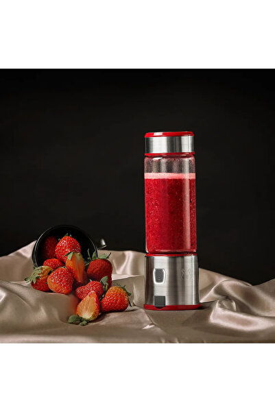 Nikadu Airstorr 6 Bıçaklı Taşınabilir ve Şarj Edilebilir Meyve Sıkacağı ve Blender SPOW