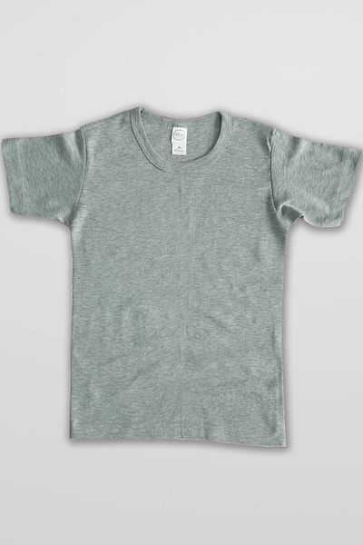 ali altun iç giyim Altun Ribbed Boy's Gray Undershirt - 3 Pieces