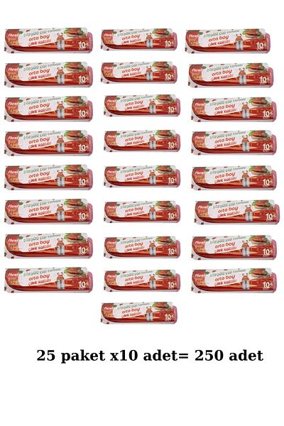Flexi drawstring garbage bag strawberry scented medium size 25 packs 1 parcel