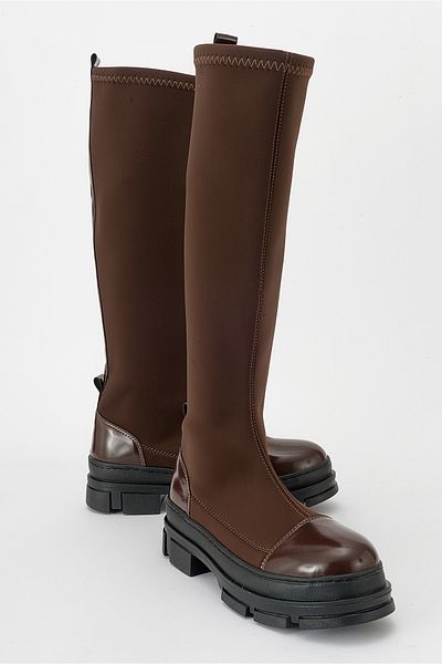 Luvi BELLA Brown Scuba Women's Boots