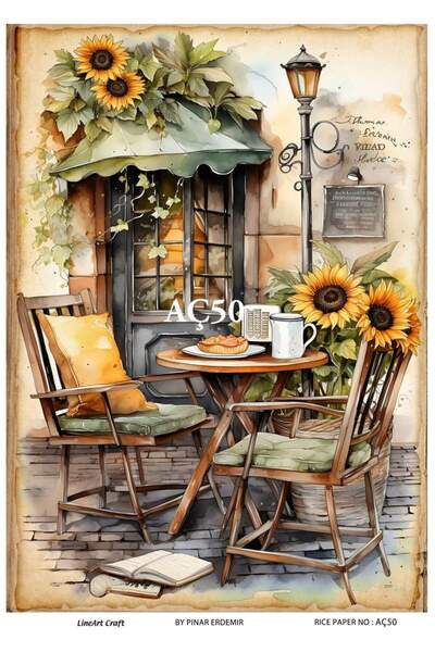 LİNEART Pirinç Dekopaj Kağıdı No:AÇ50- 29X42cm