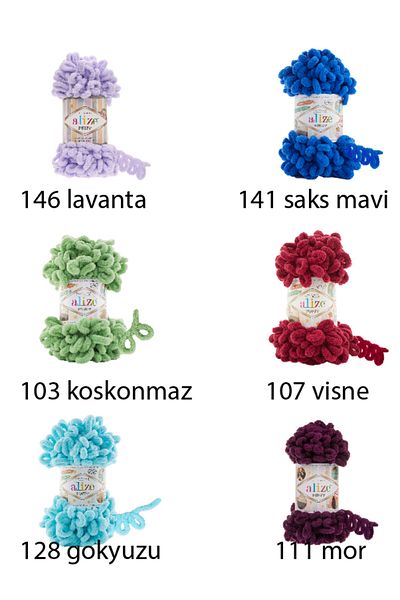 BODUR EMBROIDERY 200*22 Cm scarf Puffy 100% Hand Knitted