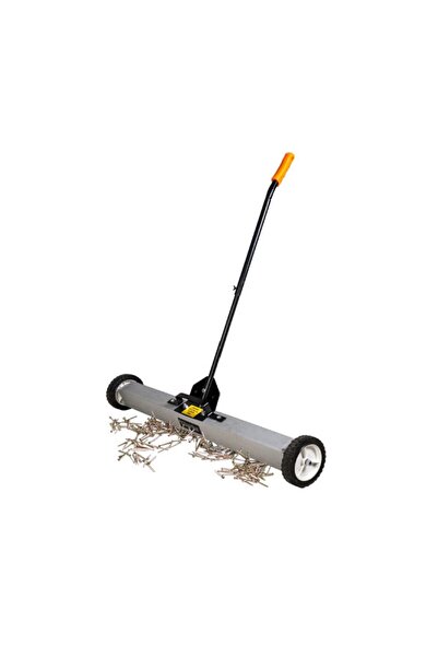 Hdg Manyetik Süpürge, Mıknatıslı Metal Çivi & Iğne Toplama Tekerlekli Çivi Somun Süpürge 18 inç -46 cm