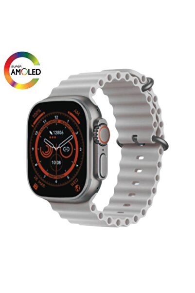 hk Watch HK8 Pro Max Amoled Ekran Android İos Uyumlu Akıllı Saat