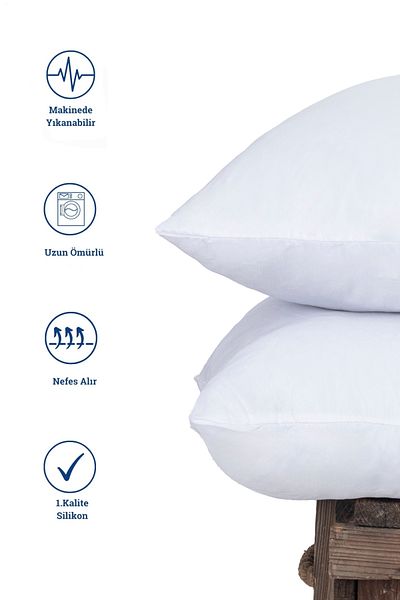 Salbace 4-Piece Antiallergic Bead Silicone Pillow 800 Gr