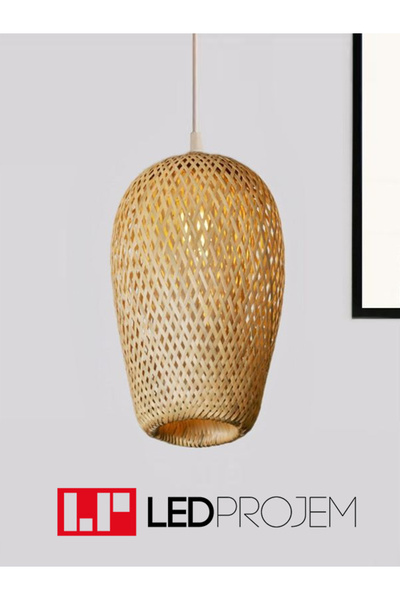 LED PROJEM SOLE BAMBU Avize, Rustik Avize, Jüt Avize, Doğal Avize, BOHEMAvize...