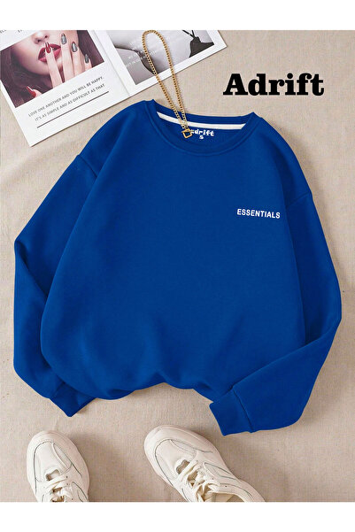 Tarzsokak Hanorac unisex Essentials cu imprimeu cu litere cu decolteu rotund ...