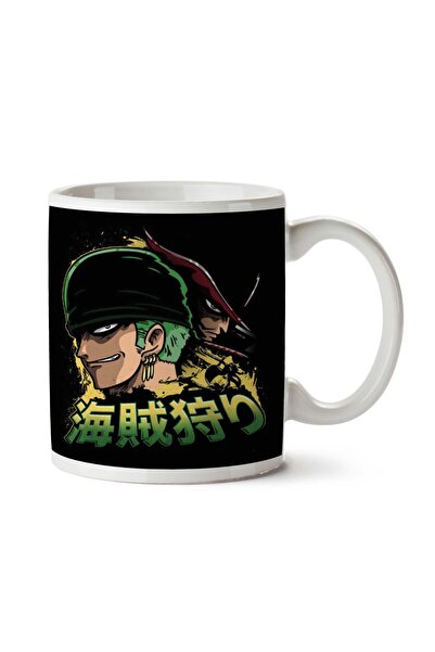 ART HEDİYE Pirate Hunter Roronoa Zoro One Piece Two Sided Printed Mug