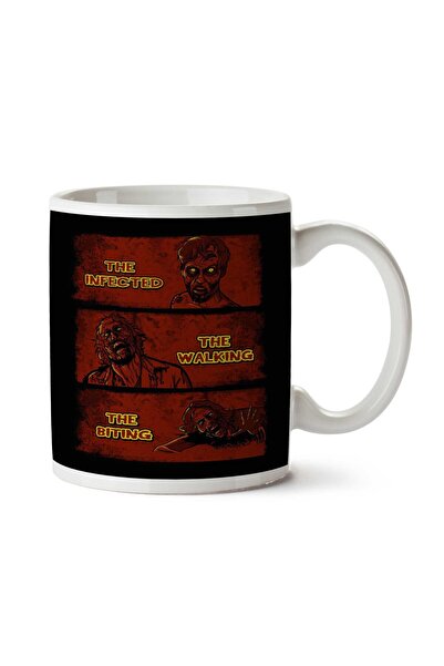 ART HEDİYE The Infected The Walking And The Ending Dead Two Side Printed Mug