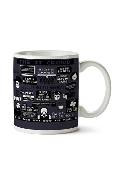 ART HEDİYE The IT Crowd Quotes Two Sided Printed Mug