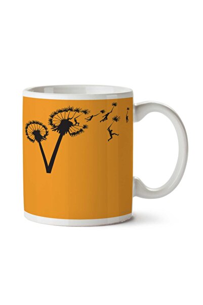 ART HEDİYE كوب دانديليون فلايت مطبوع على الجانبين