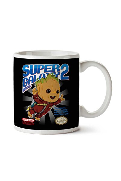 ART HEDİYE كوب سوبر جالاكسي بروس غروت حراس المجرة مطبوع على الجانبين