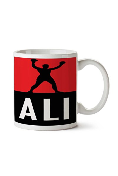 ART HEDİYE Muhammad Ali Boxing Two Sided Printed Mug