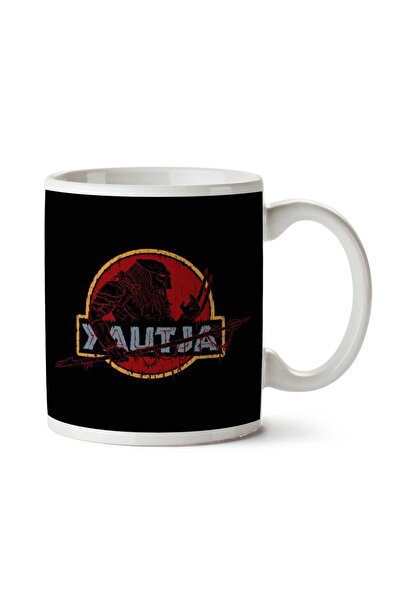 ART HEDİYE Yautja Predator Jurassic Park.png Two Sided Printed Mug