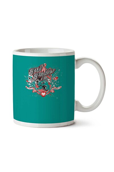 ART HEDİYE كوب مطبوع على الجانبين من Faal Fighter