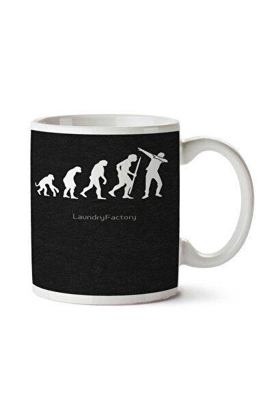 ART HEDİYE كوب Evolution Dab Dabbing مطبوع على الجانبين