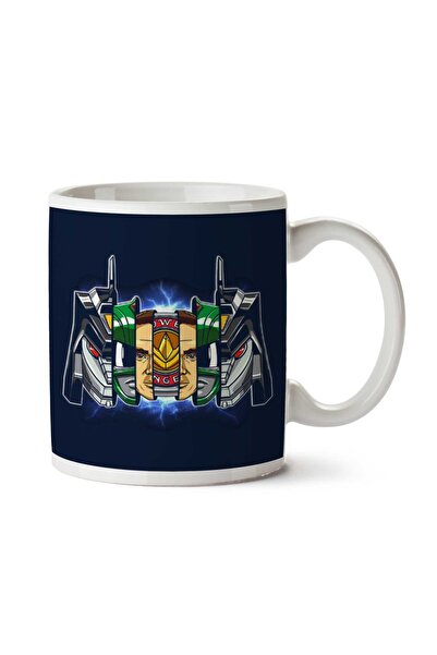 ART HEDİYE Green Ranger Power Rangers Two Sided Printed Mug