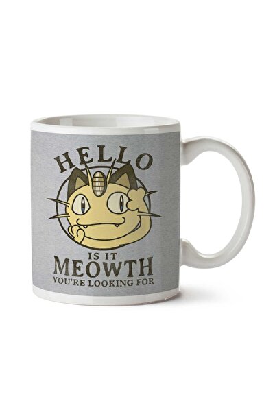 ART HEDİYE كوب مطبوع عليه Hello Is It Meowth Yore Looking For Pokemon على الو...
