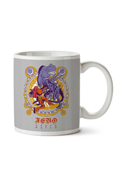 ART HEDİYE كوب مطبوع عليه Death Match Alien Vs Bounty Hunter على الجانبين