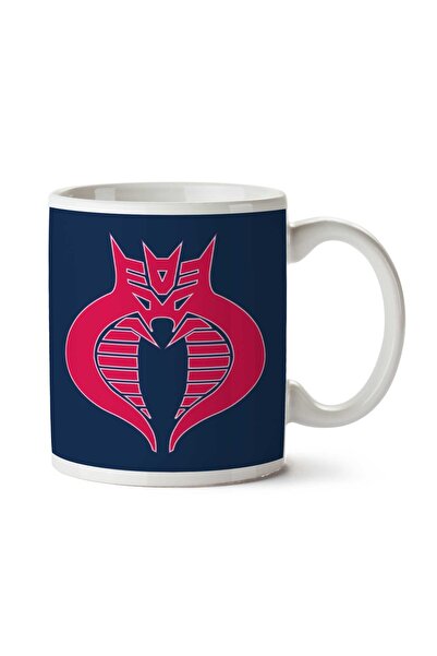 ART HEDİYE كوب كوبرا كوماند ديسيبتيكونز بشعار ترانسفورمرز جي جو مطبوع على الجانبين