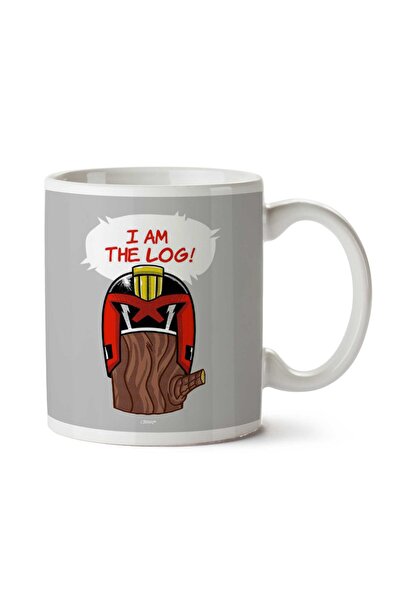 ART HEDİYE كوب مطبوع عليه عبارة "Judge Dread I Am The Log" على الوجهين