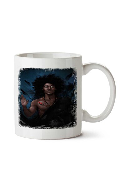 ART HEDİYE كوب Sonho Dos Perpétuos Negro مطبوع على الجانبين