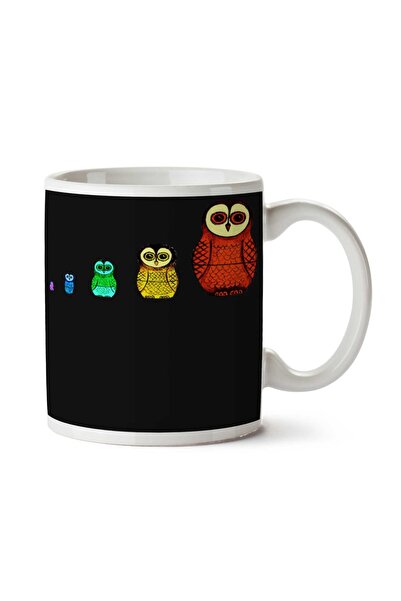 ART HEDİYE كوب بابوشكا بولز (لون) ماتريوشكا بولز مطبوع على الجانبين