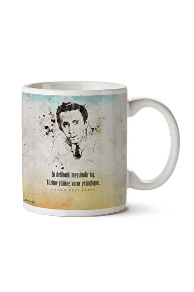 ART HEDİYE كوب أورهان فيلي كانيك أناقة مطبوع على الجانبين