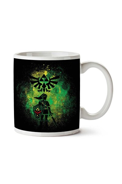 ART HEDİYE كوب Hyrule Art Legend Of Zelda Link مطبوع على الجانبين